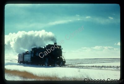 CB&Q Railroad 4952 (vermietet an C&S) 1958 Kindig 35mm Kodachrome Dia Al Chione c