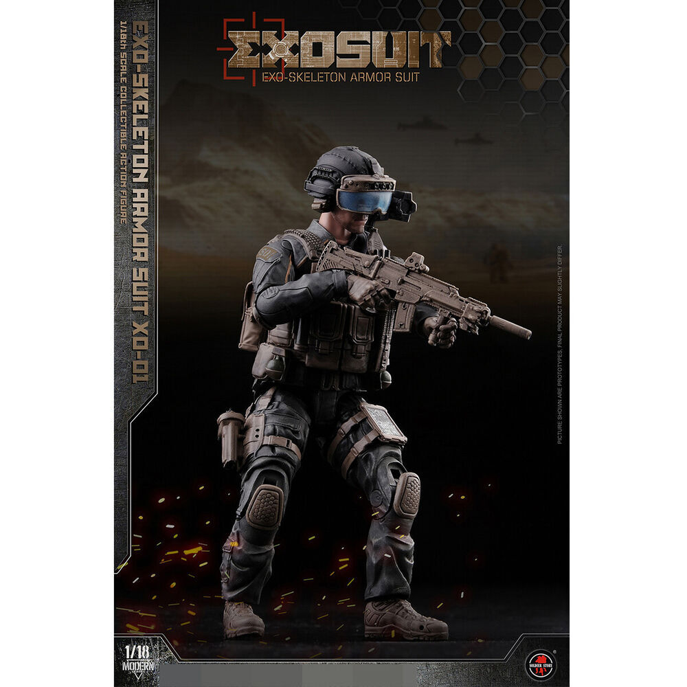 ミリタリー SoldierStory SSE001 1/18Armor Suit XO-01 Soldier Story EXO-Skeleton Armor Suit XO-01 SSE001