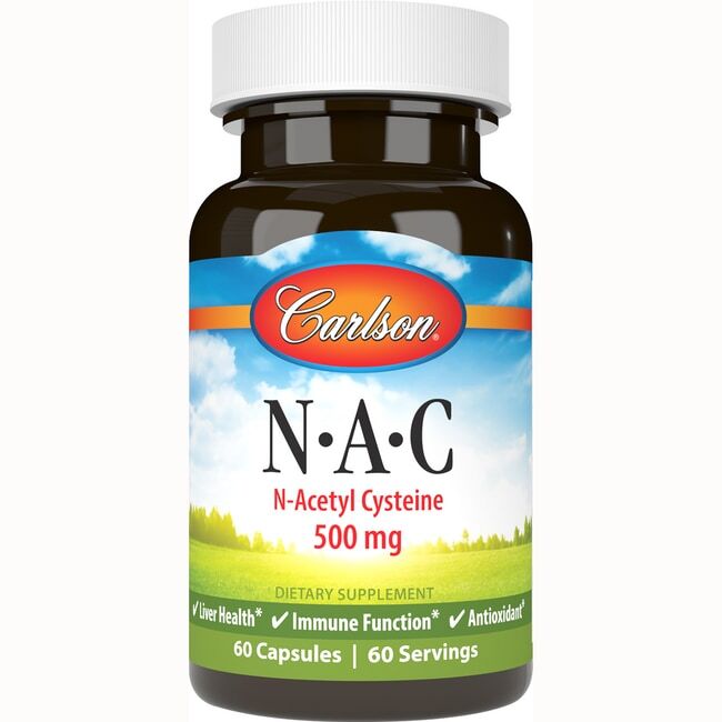 Carlson Nac 500 мг, 60 капсул