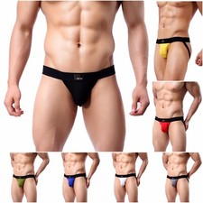 Men's Briefs Lingerie Thong Jock Strap G-string Back Hole Pouch Underwear Boxer