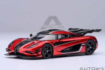 1/64 Koenigsegg One:1 Apple Red Metallic Diecast Model Car By