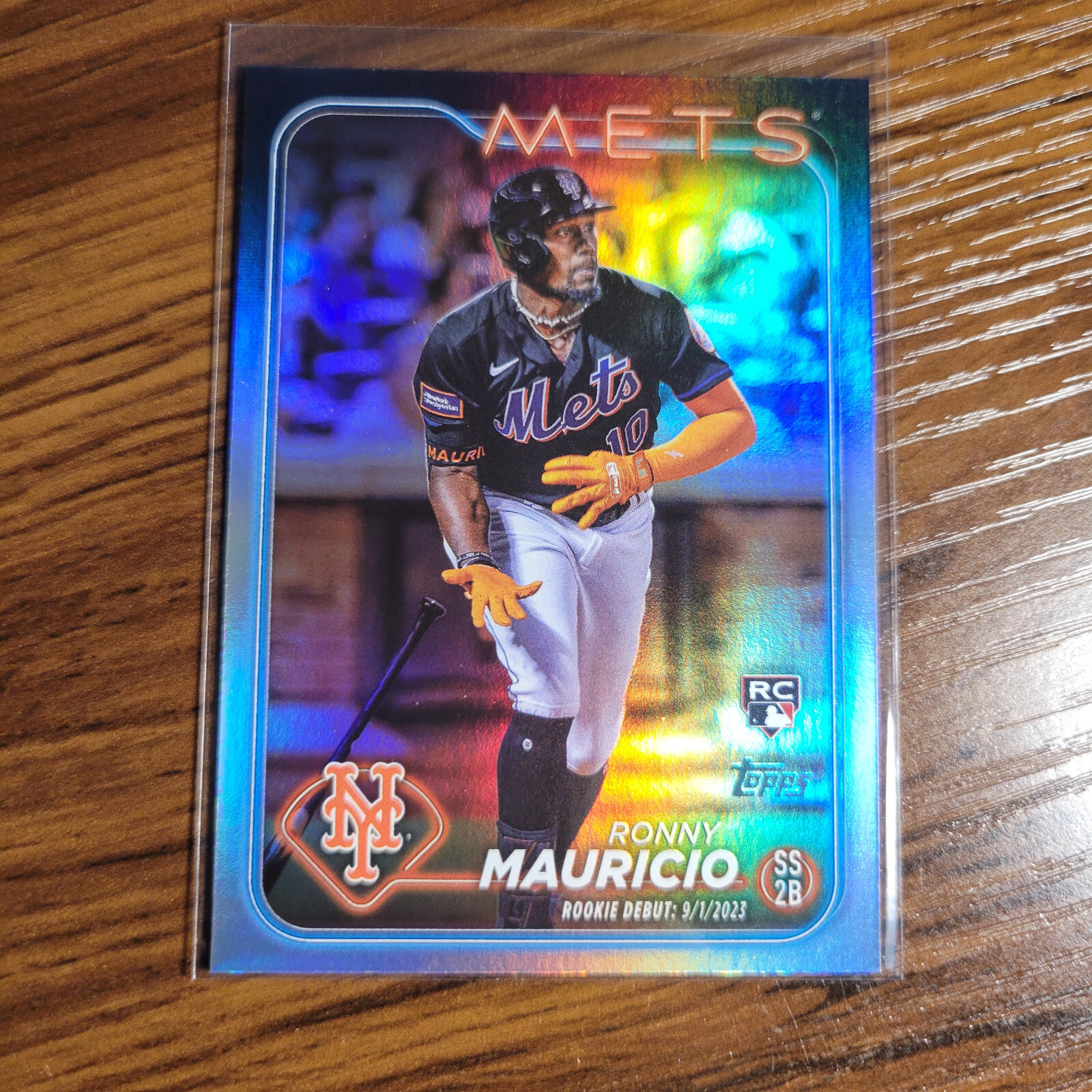 2024 Topps Update Ronny Mauricio Rainbow Foil RC #US157 Debut New York Mets