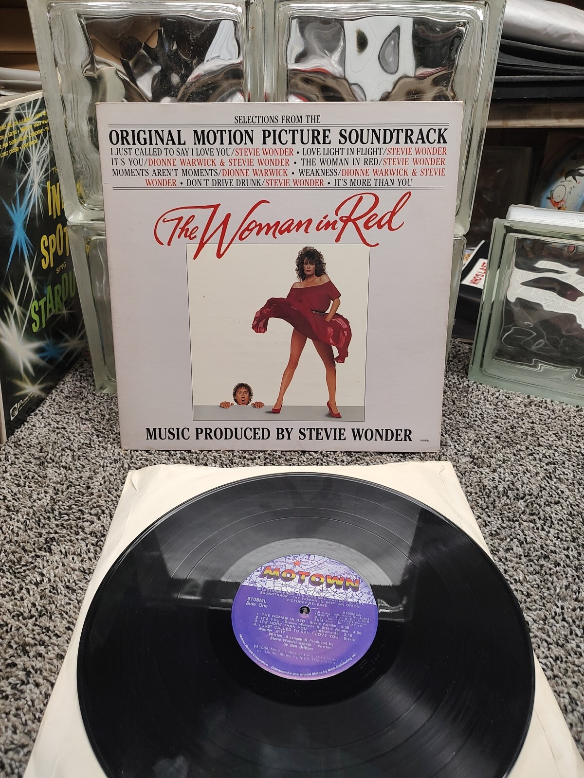 Stevie Wonder - The Woman In Red Original Soundtrack Vinyl LP Record Album 6108M