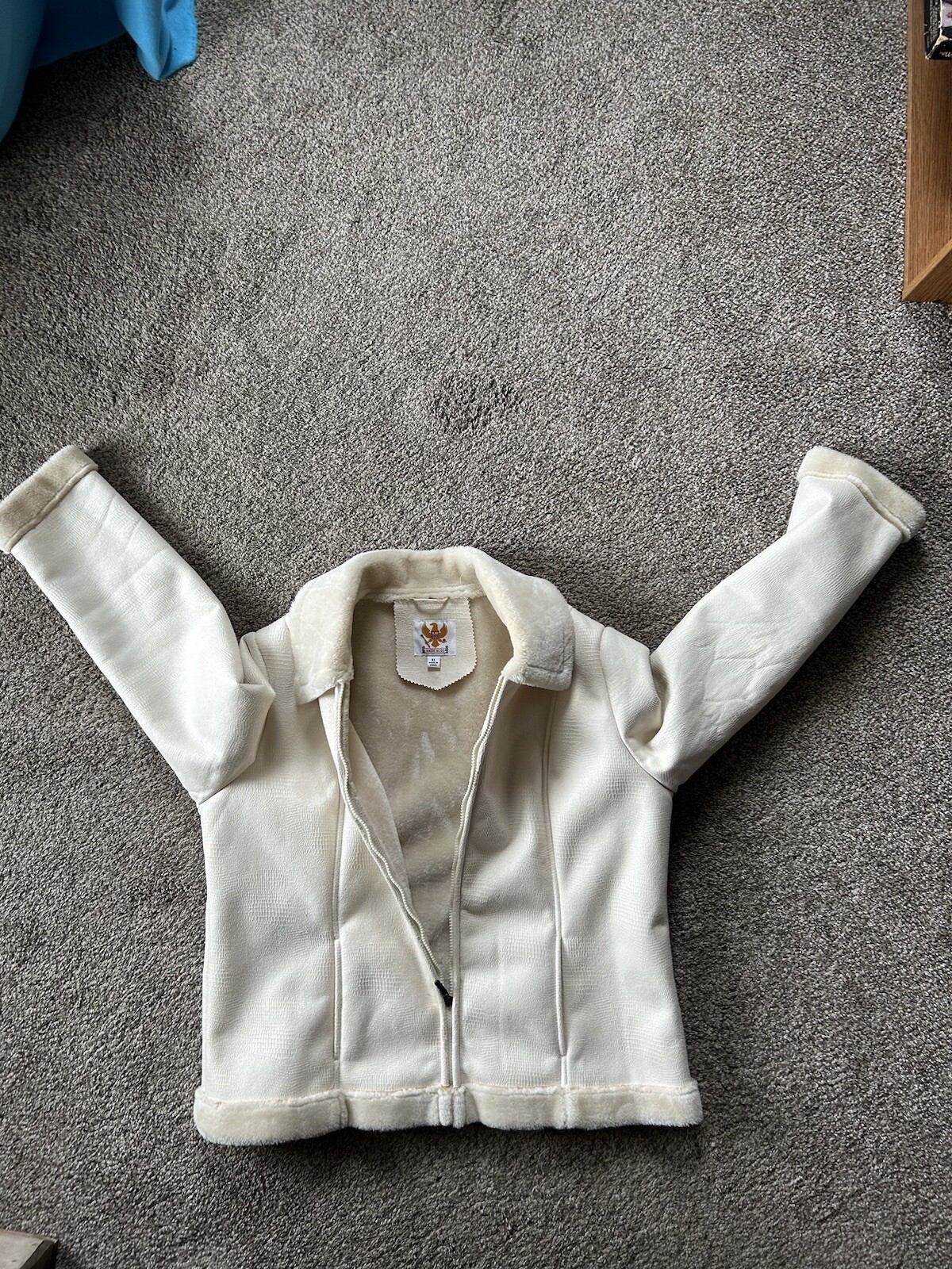 Ameri Mode Womens Jacket Size XL Ivory/Cream/Beig… - image 3
