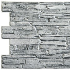 Grey Slate 3D Wall Panels, in Various Packs