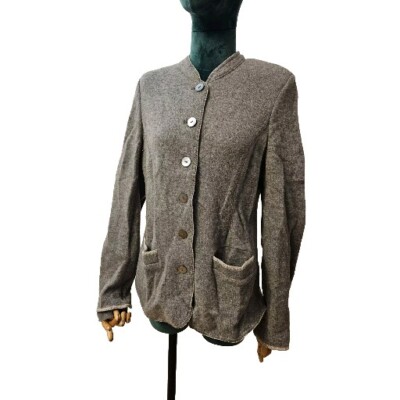 Giesswein Made In Austria Peter Hahn  Cardigan Size  Usa 10 100% Vergine Wool...