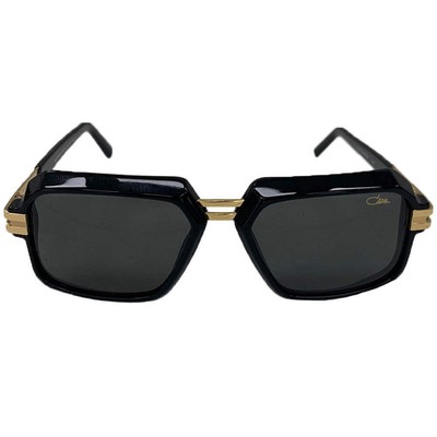 Sunglasses Cazal 6004/3 001 56 17 145 Black Gold Grey Lens100% Authentic Made in