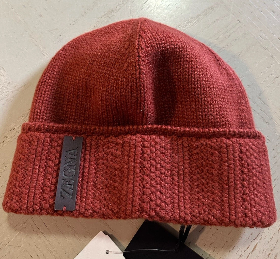 Zegna Mens Cashmere Beanie Hat Medium Red Size One Size Italy
Opens in a new window or tab