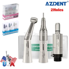 Pieza de Mano Dental Lenta Baja Velocidad Recta/Contra Angulo/ Motor de Aire 2H