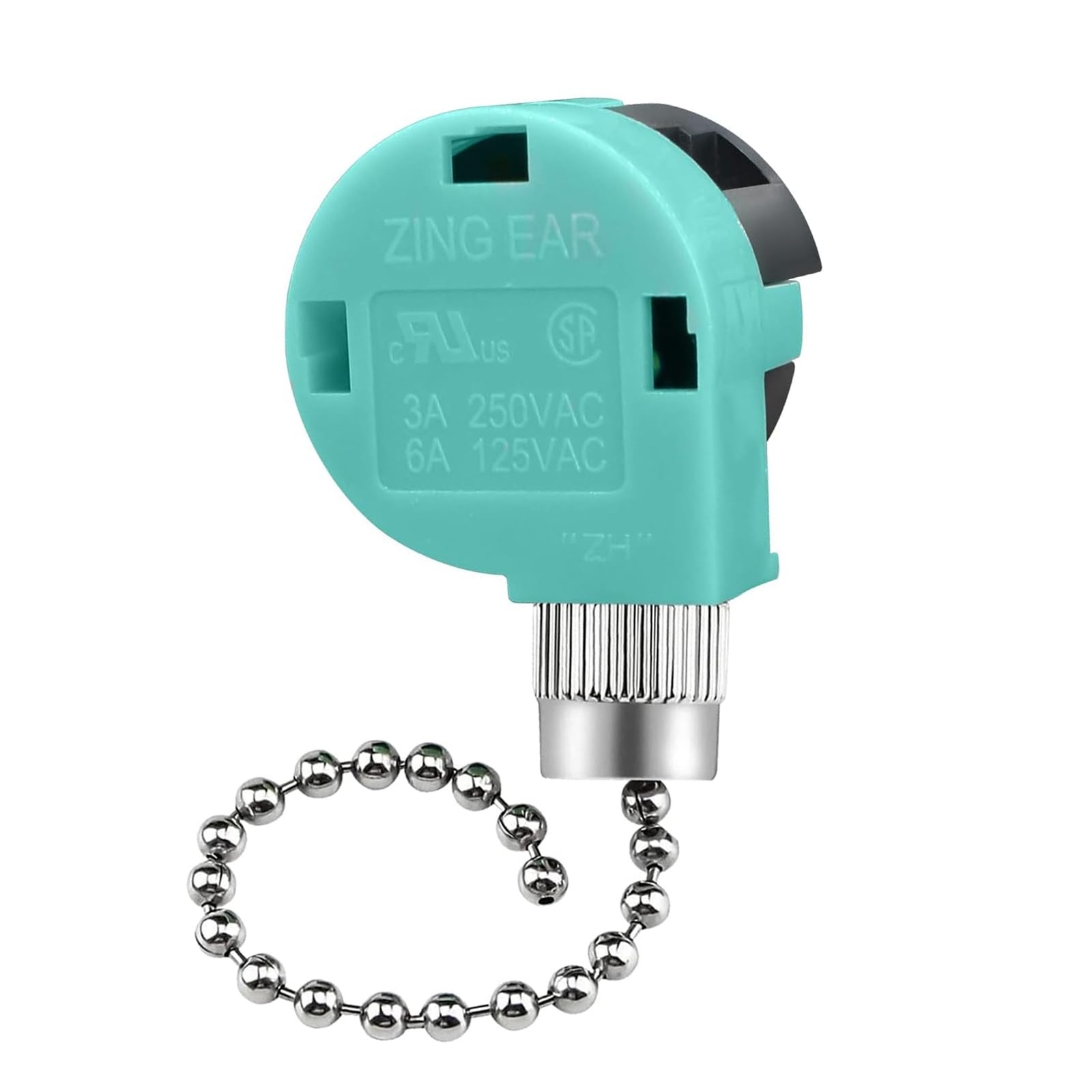 3-Speed Ceiling Fan Pull Chain Switch Replacement 4-Wire ZE-268S6-image