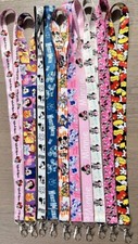 lot cartoon Mickey Minnie Neck Straps Keychain Lanyard ID Card
