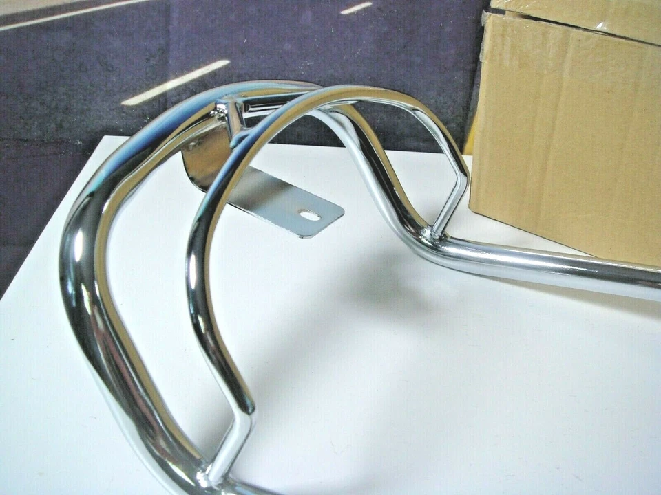 Guardabarros trasero cromado Harley Rail Trim FL 1958-1984 HD 91007-58 V-Twin 50-0991 Y2 Foto 2 de 4