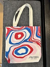 Shiseido Ginza Tokyo Suminagashi Canvas Tote Bag NEW