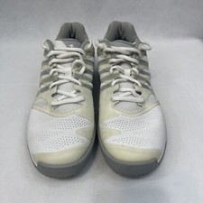 K Swiss Ultrashot 2 Women  s Tennis Shoes Sneakers White Yellow Gray Sz 7.5