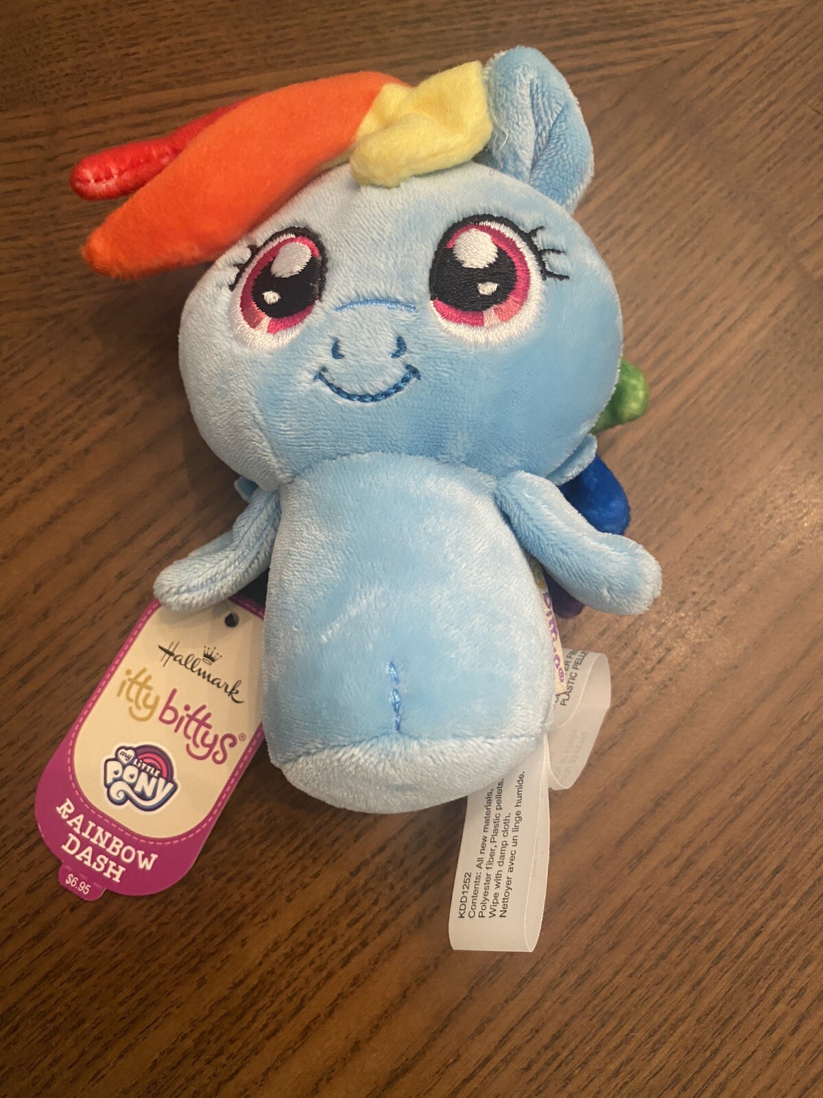 My Little Pony Rainbow Dash Itty Bittys Plush Brand New with Tag  