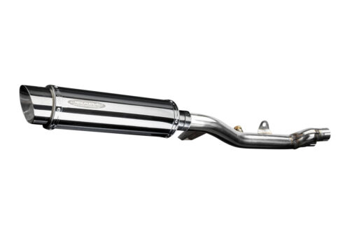Honda NT700 Delkevic Slip on 14" Stainless Steel Round Muffler Exhaust 06-15  - Picture 1 of 3