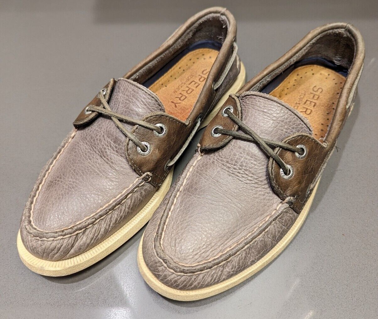 Sperry Topsider Original Boat Shoe.Cheap.Flats Gray U… Gem