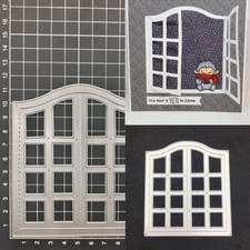 Window Dies Scrapbooking Card Making Album Embossing Crafts Stencil Template DIY
