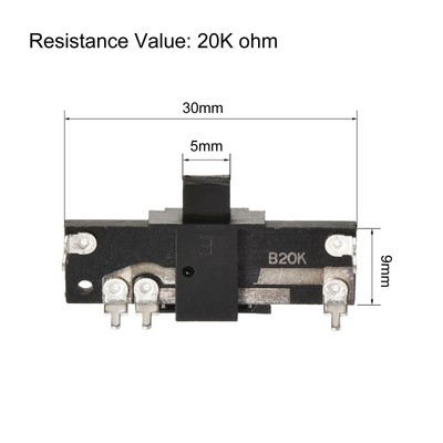 B10k Potentiometer Uxcell 5K Ohm Potentiometer With Switch - WH138 ...