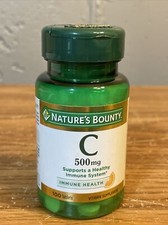 Nature's Bounty Vitamin C - 500 mg - 100 Tablets - Exp 1/2024