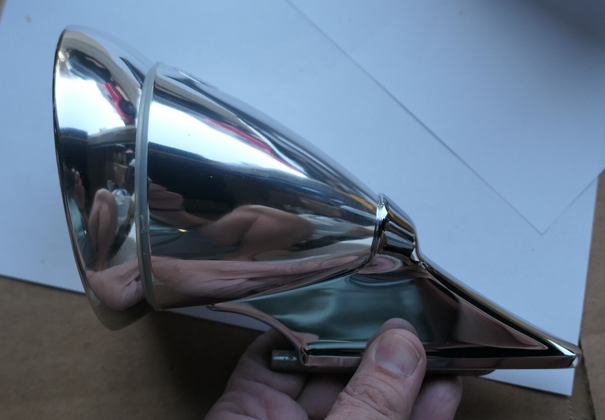 NOS Talbot 333 "W. Berlin" Exterior Side Mirrors - Porsche, Ferrari, BMW, Jaguar