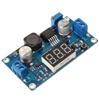DC-DC 4.5-32V to 5V-55V XL6009 Boost Step-up Module Adjustable LED Voltmeter NE