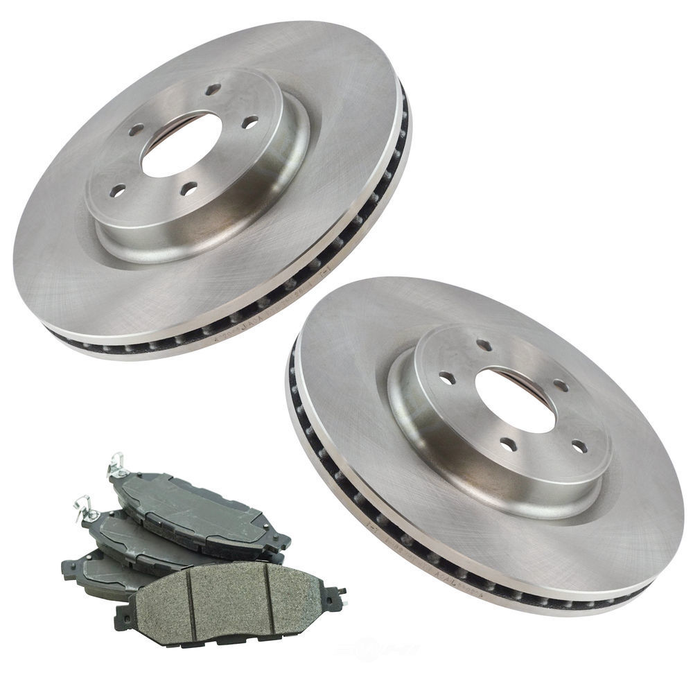 Disc Brake Kit-Semi-Metallic Brake Pad and Rotor Kit DIY SOLUTIONS ...
