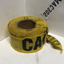 Yellow Caution Tape 3" x 1000 feet -High Tensile Strength  13-Caution/Warning