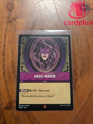 magic mirror lorcana card Disney Lorcana The First Chapter - Magic Mirror 66/204 - Rare - Non-Foil