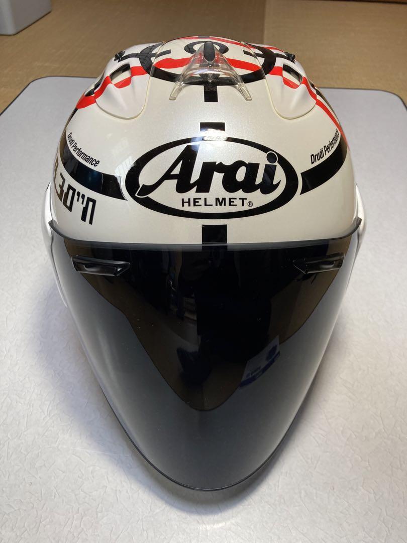 ARAI SZ-RAM4 HAGA MONZA Lサイズ(59-60cm) 白 Arai SZ-Ram4 Haga Jet Type Helmet | Size L | 59-60cm