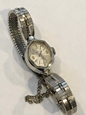 Vintage FORTIS Swiss Mechanical Ladies Watch 17 jewels 14K GOLD