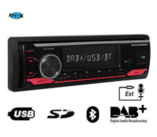 MACROM M-DL3300DAB - Autoradio bluetooth Sintolettore AM/FM 1DIN USB SD DAB+