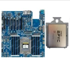 amd epyc 7663+Gigabyte mz32-ar0 2.0ghz 56-Core cpu+motherboard combina