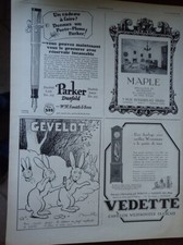 GEVELOT par B. RABIER + PARKER + VEDETTE WESTMINSTER + RIGAUD ILLUSTRATION 1927
