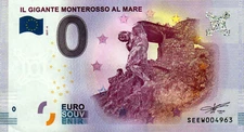 Null Euro Schein - 0 Euro - Italien - Il Gigante Monterosso al Mare 2017-4