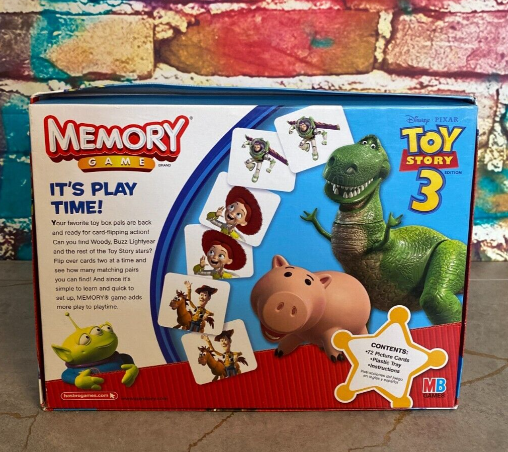 Memory Game Disney Pixar Toy Story 3 Edition by Hasbro 2009