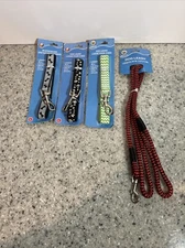 Dog Leash 48 Inches, 4 Ft, 4 Foot, 1-Reflective, Lot Of 4
