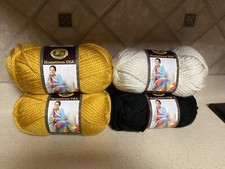 Lot of 4 Lion Brand Hometown USA Oakland Black Houston Cream Madison Mustard