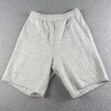 Yale Athletic Shorts Youth Boys Small Gray Elastic Waist Drawstring Made In USA