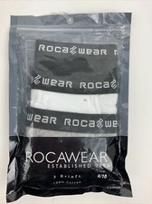 Rica Wear 3 Boys Boxer Briefs Size Medium 24  -25  black White Grey