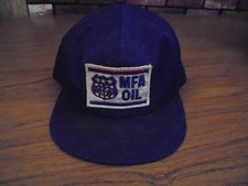 Vintage MFA Oil K-Brand BIG PATCH Farmers Truckers Cap Made In The USA