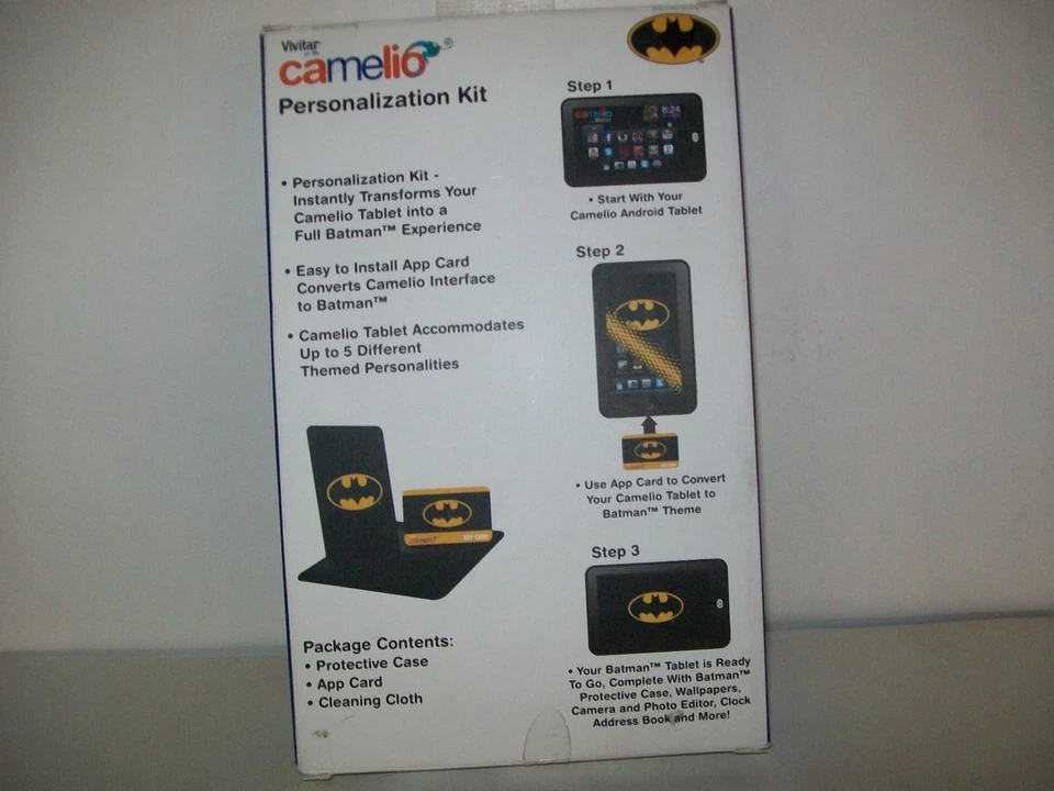 Vivitar Camelio Batman Themed Personalization Kit With Case & App Card B073  - Image 2 of 2