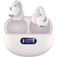 Open Ear Clip Wireless Earbuds Bluetooth 5.4, Lightweight Comfort Sports Bone