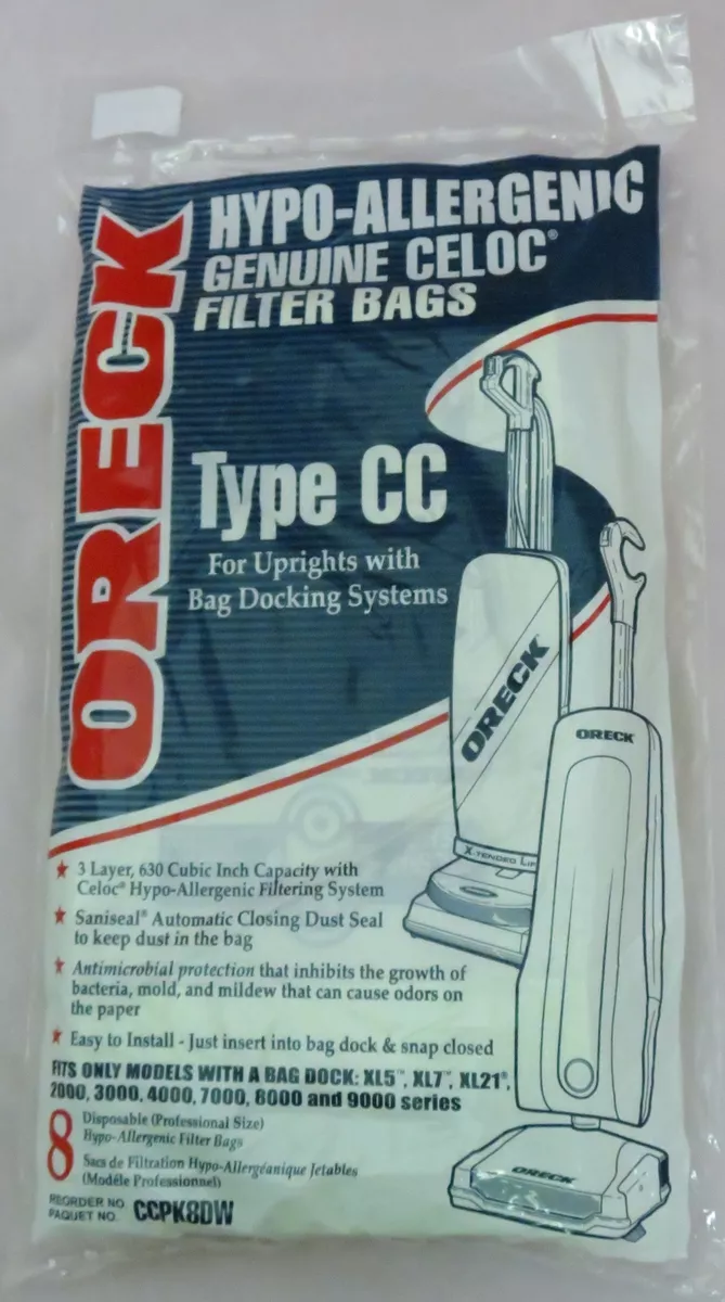 Oreck xl bags deals