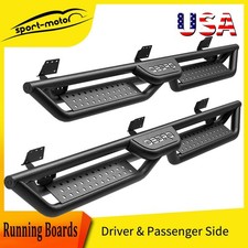2-stairs Running Boards For 2019-2026 Ram 1500 New Body Crew Cab Drop Side Steps 2-stairs Running Boards For 2019-2026 Ram 1500 New Body Crew Cab Drop Side Steps
