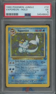 Vaporeon 12/64 Jungle Holo Rare