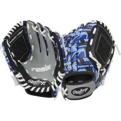Rawlings | REMIX T-Ball & Youth Baseball Glove | Right Hand Throw | 9'' | Blue