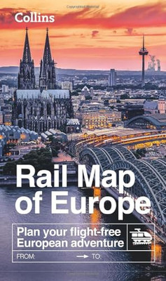 Collins Eisenbahnkarte Europa: Planen Sie Ihren Flug - freies Europa - Bogenkarte, gefaltet NEU