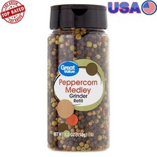 Peppercorn Medley Grinder Refill Gourmet Blend Whole Spices Seasoning Granules