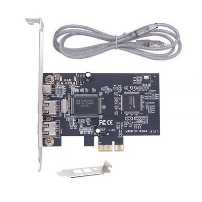 3 Ports PCI Express 1X to External IEEE 1394 Firewire Expansion